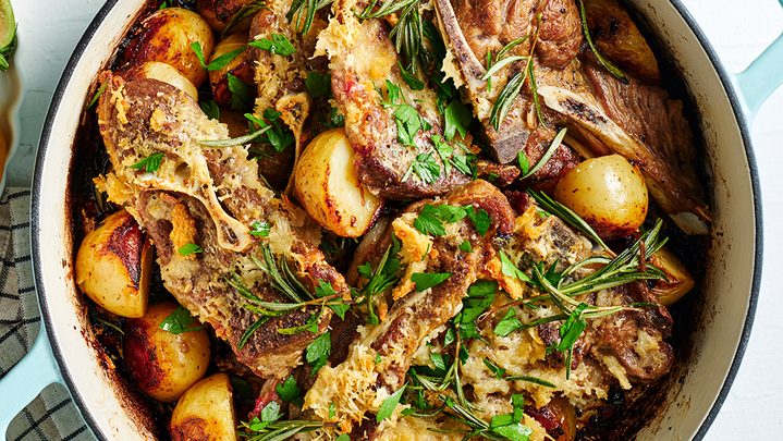New recipe: One-pan roast lamb chops with potato