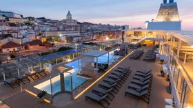 The pool deck aboard Silver Ray
