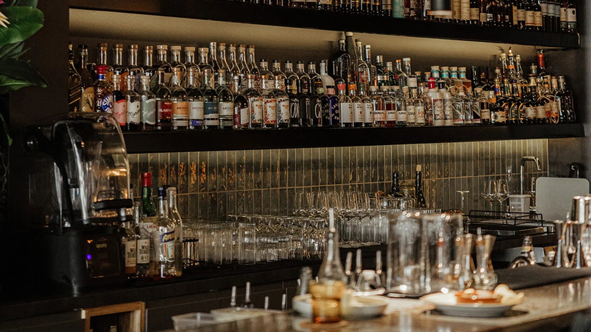 The bar area at Bar Soma