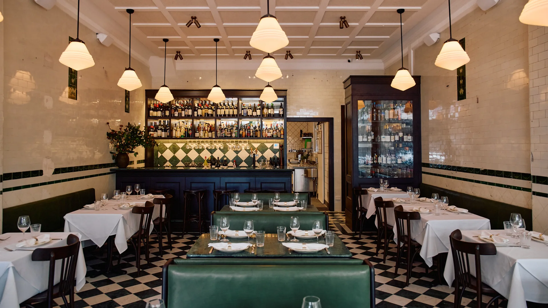 The interiors at Osteria Mucca in Newtown, Sydney