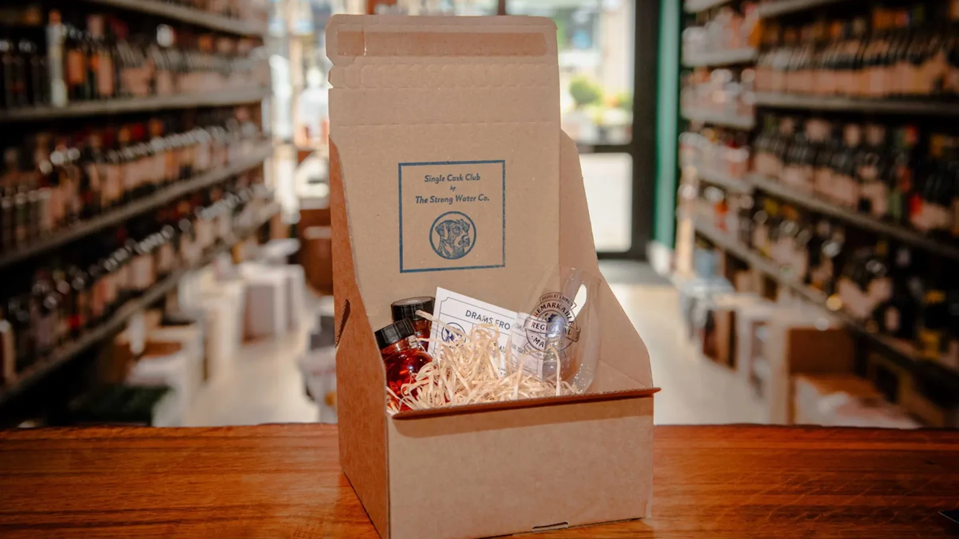 The Strong Water Co's Single Cask Club Whisky Subscription comes with two drams each month, sent from Scotland.