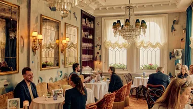 The interiors at Gigi in Melbourne