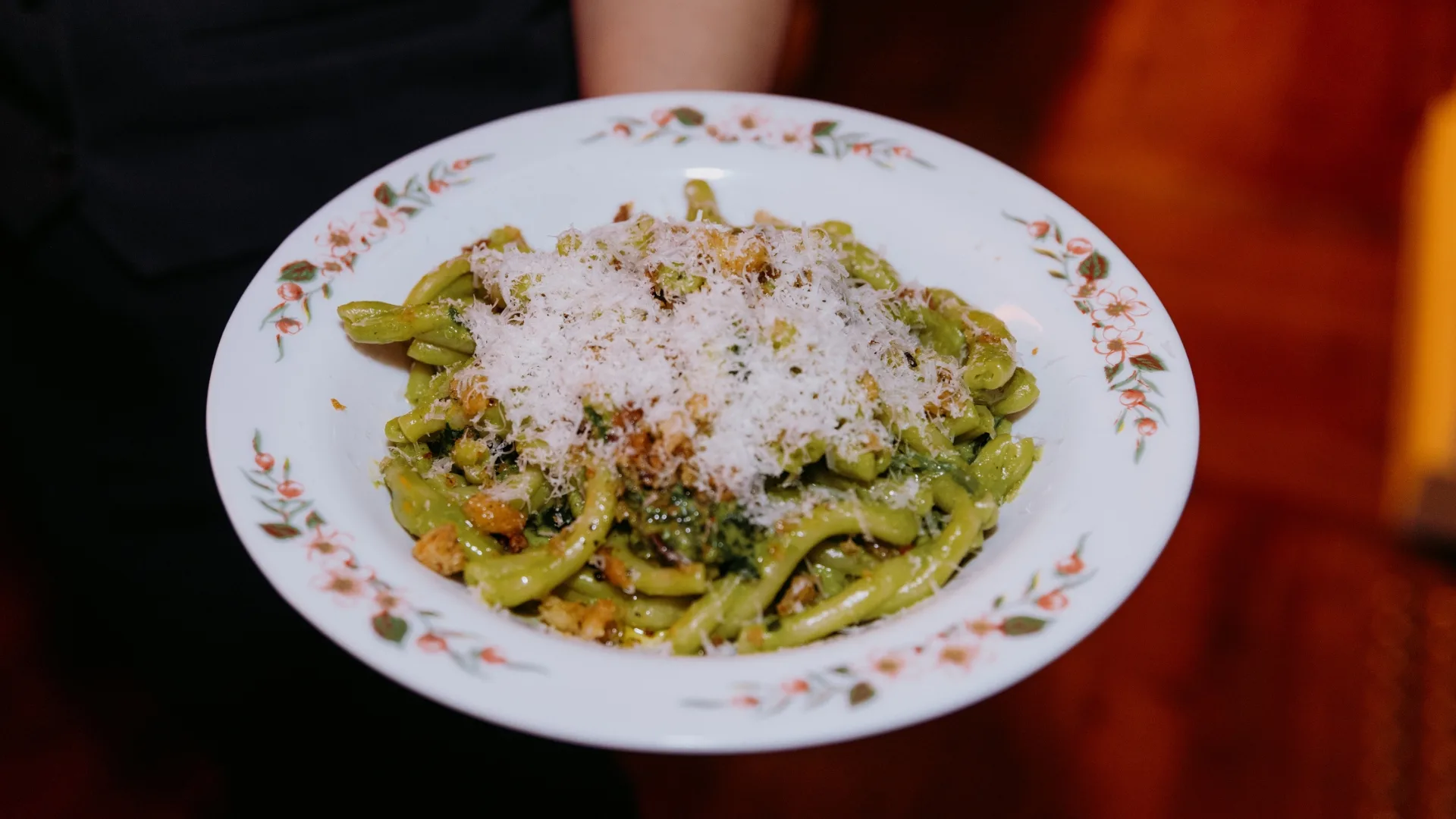 Pasta at Bar Freda's