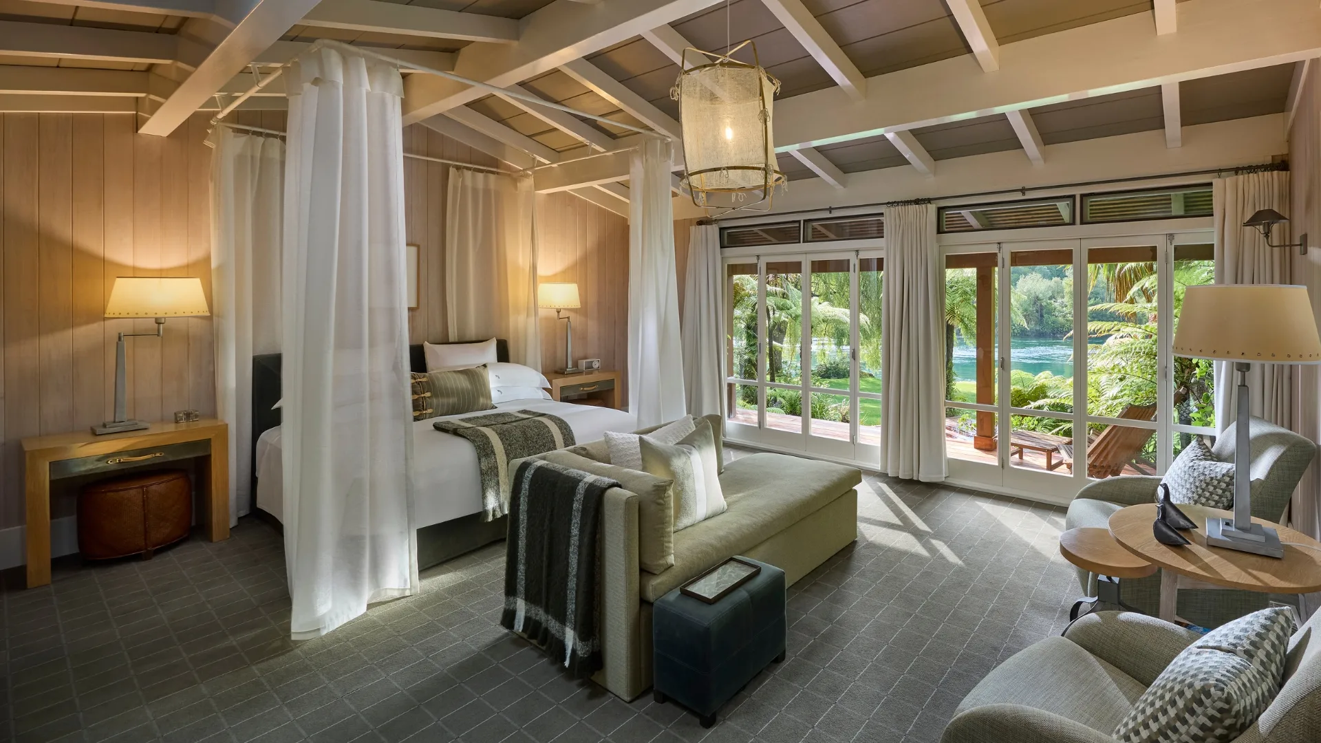 The Huka Room at Huka Lodge New Zealand