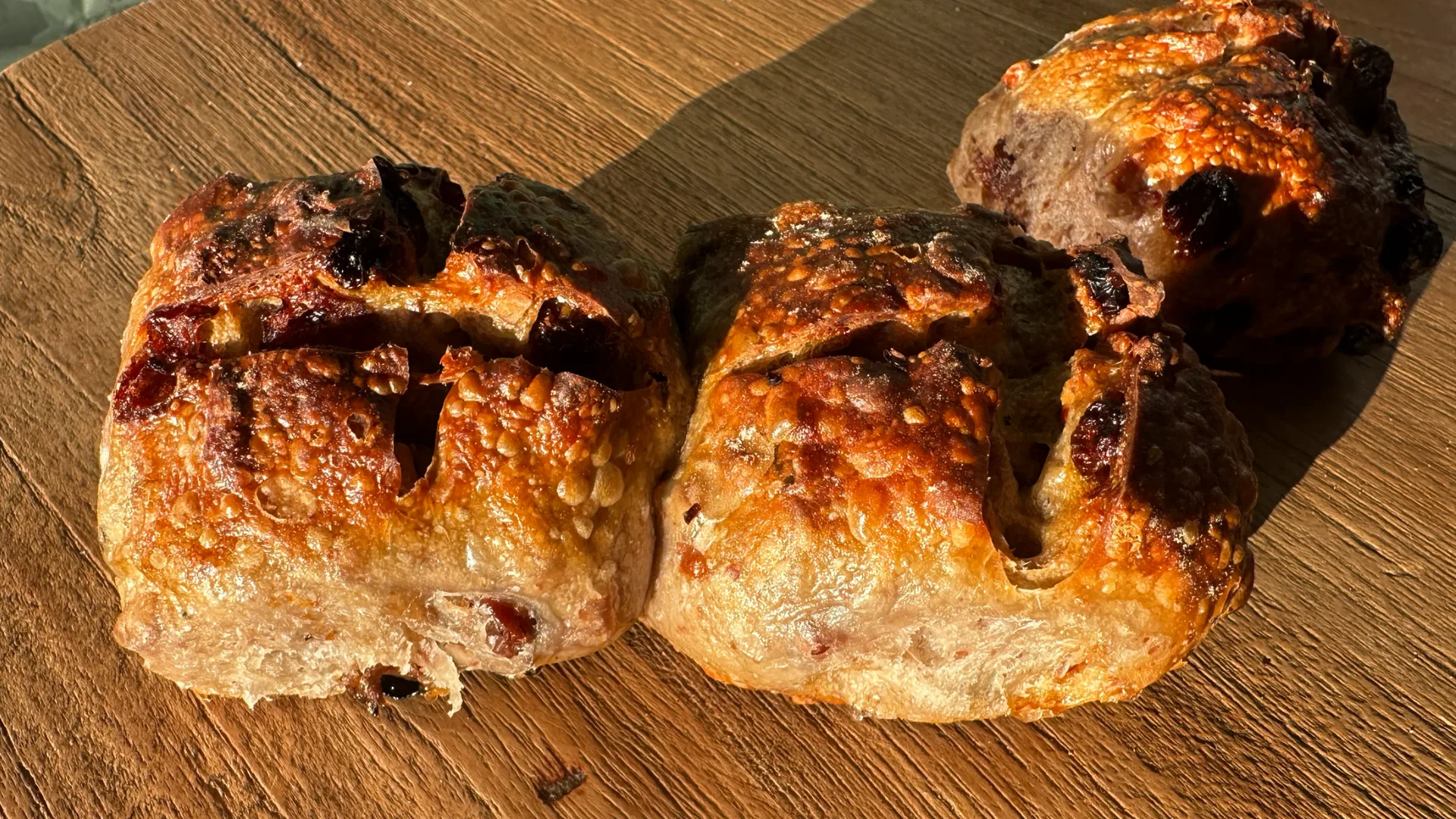 Iggy's sourdough hot cross buns