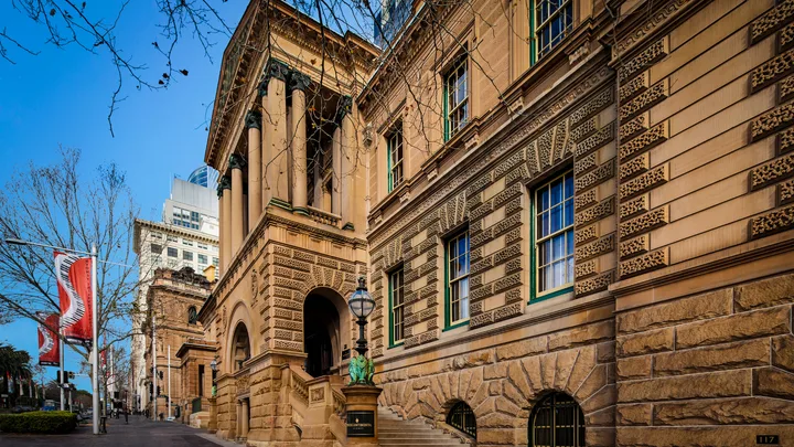 The grand Georgian exterior of the Intercontinental Sydney