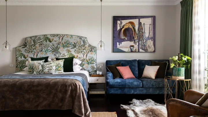 The luxurious interior of a Lodge Suite at the Lake House Lodge