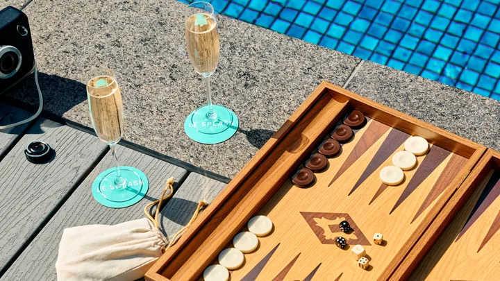 Poolside games and drinks at Le Méridien Melbourne