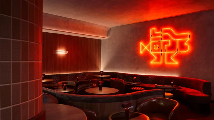 The dark and glamorous interiors of basement speakeasy Mr Mills at Melbourne Place