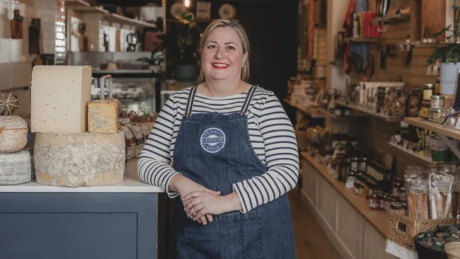 Penny Lawson, owner of Penny's Cheese Shop in Potts Point