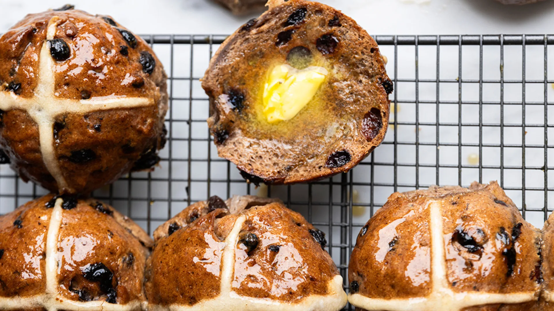 Wholegreen Bakery's gluten-free hot cross buns
