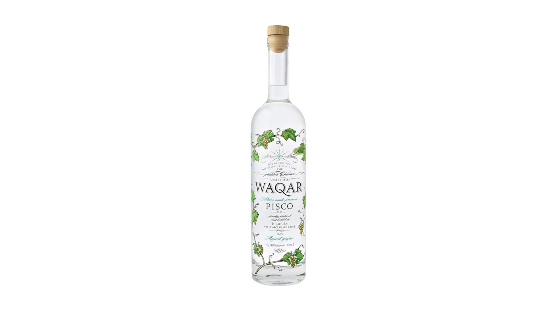 Waqar pisco bottle