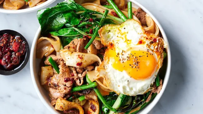 Pork Noodle Stir-fry