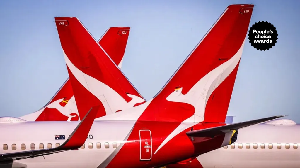 Qantas plane tails