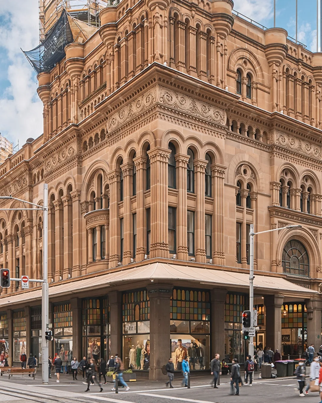 exterior of Queen Victoria Building in Sydney