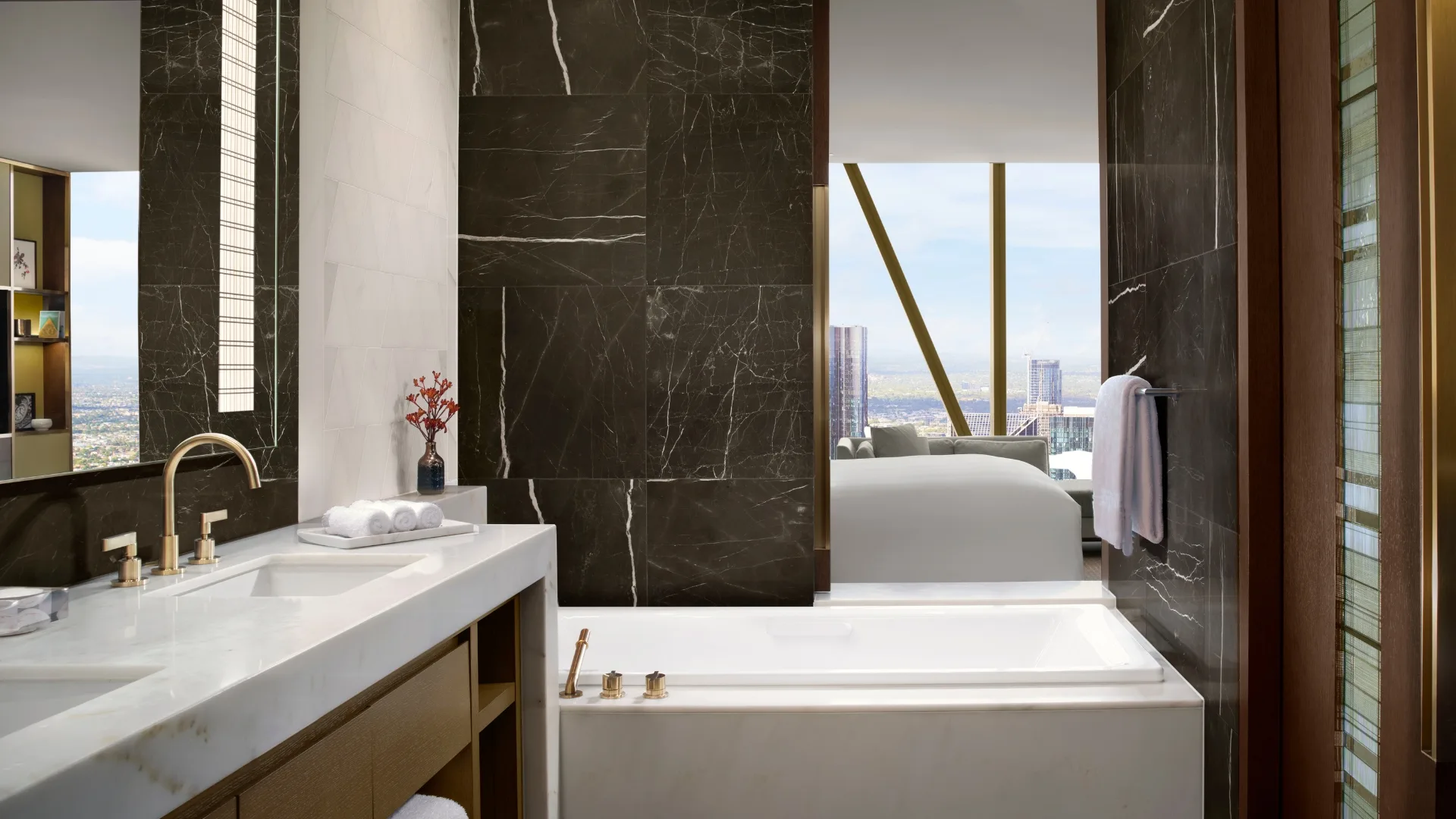 Executive Suite bathroom at The Ritz-Carlton Melbourne