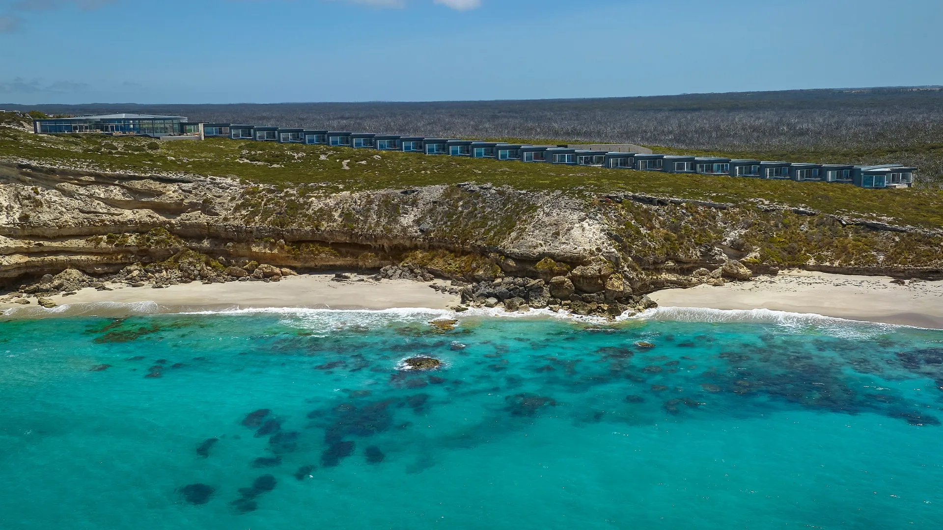 Location shot of Southern Ocean Lodge Kangaroo Island