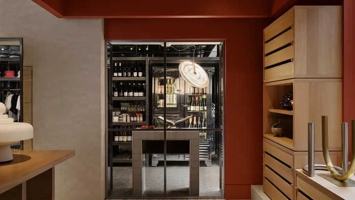 The Box at StandardX Melbourne is a 24-hour shop stocking wine, food and wearables.