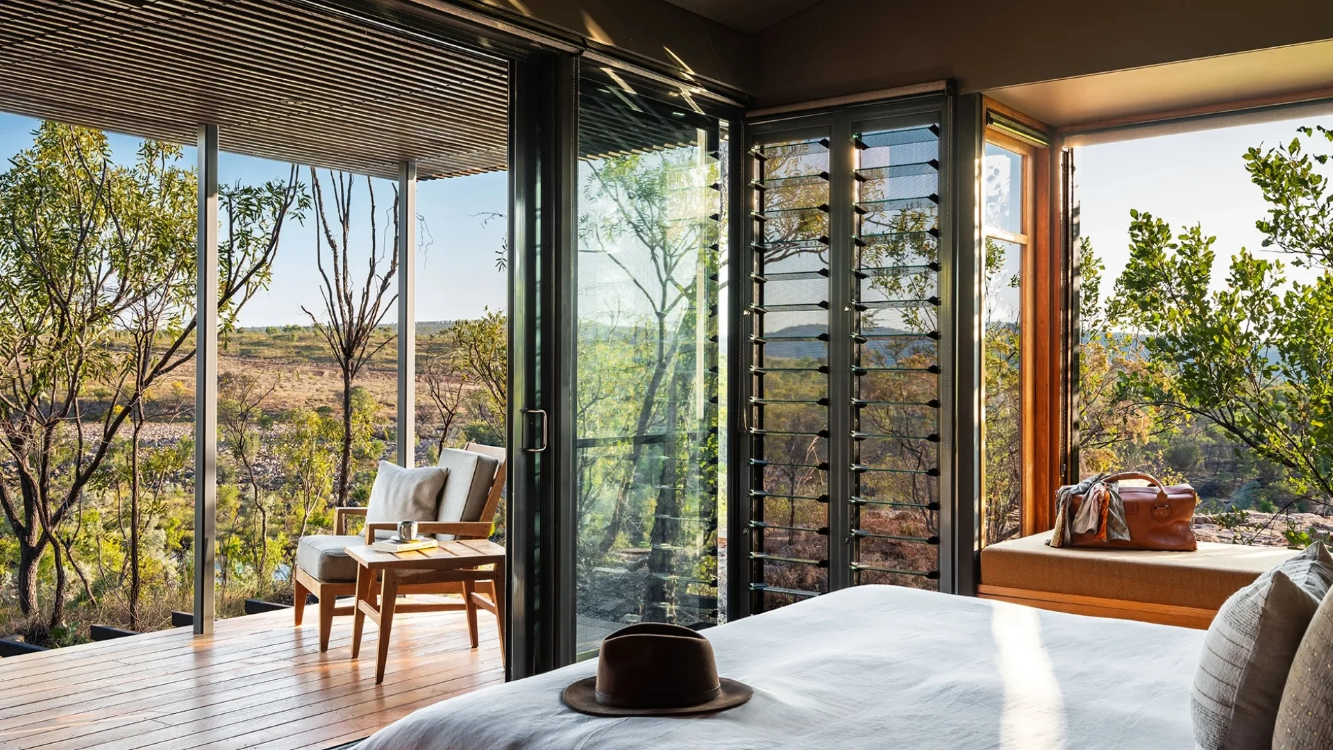 Enjoy uninterrupted views of the Kimberley Region at El Questro Homestead.