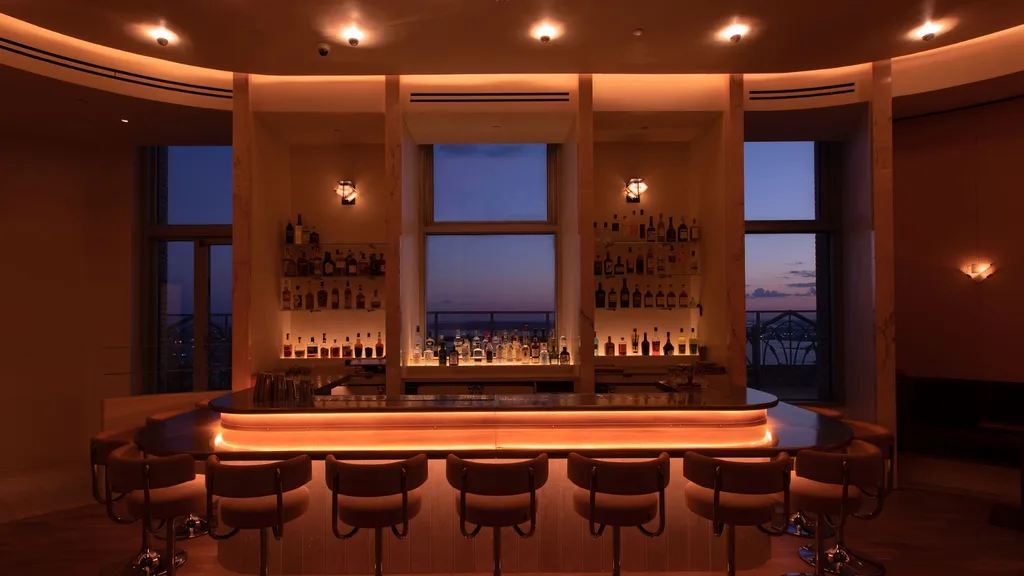 Dusk at Overstory in New York