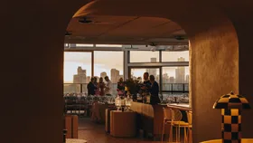 The rooftop at the Beverly in Melbourne stuns