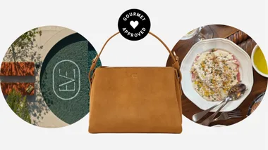 Three circles with GT Loves for July in each - places and products