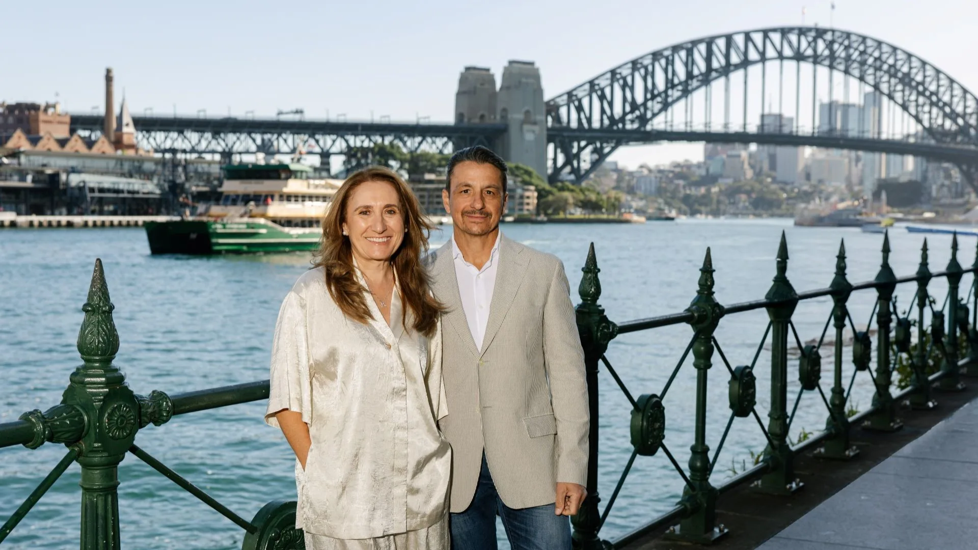 Giovanni Pilu and Marilyn Annecchini of Flaminia in Circular Quay