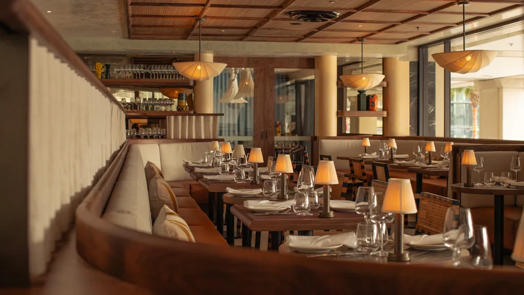 The dining room at Giovanni Pilu's new Sydney CBD Italian restaurant Flaminia