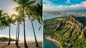 view of hawaiian island