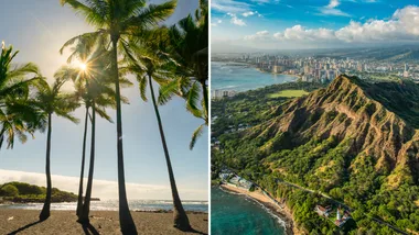 view of hawaiian island