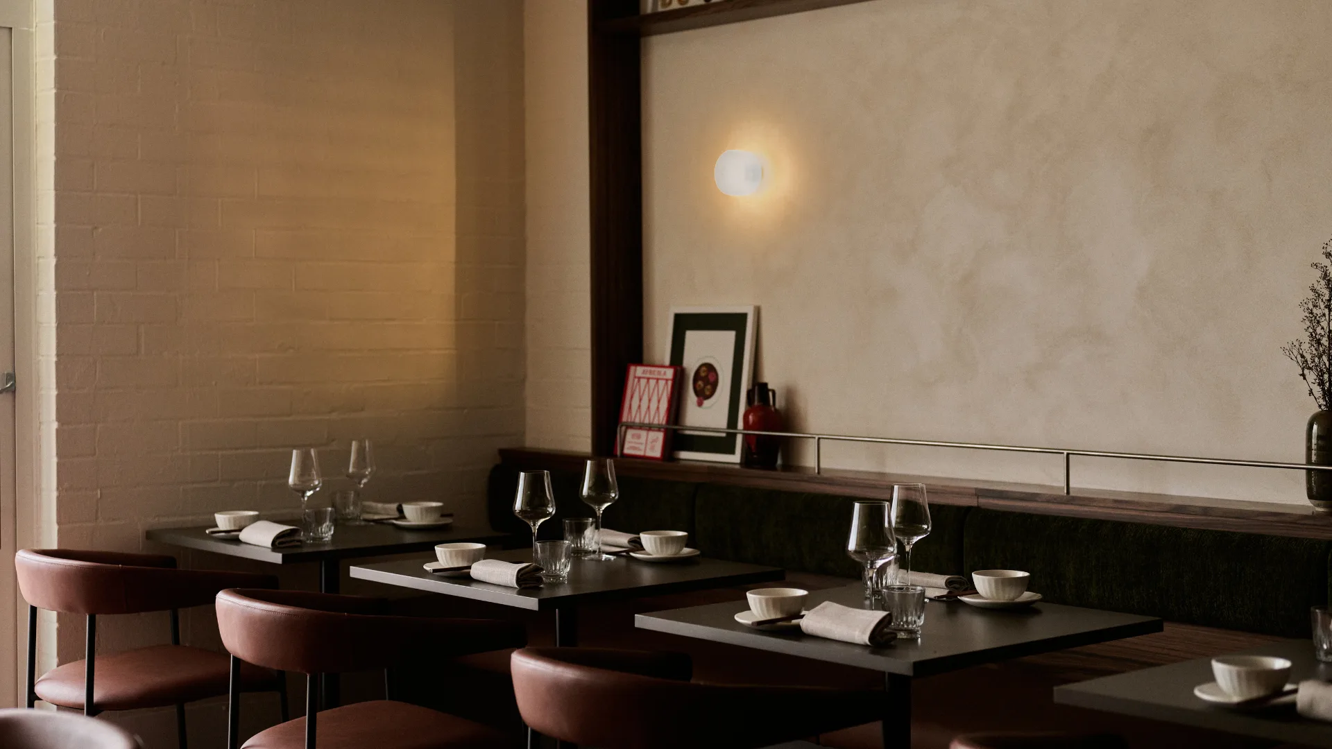 Interior of Minima restaurant in Yarralumia, ACT