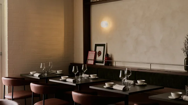 Interior of Minima restaurant in Yarralumia, ACT