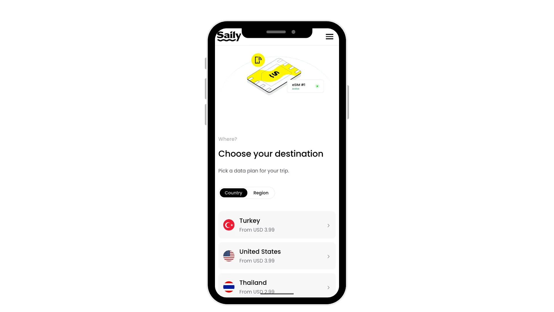 Saily has eSIM plans for international travel to over 200 destinations, plus security features.
