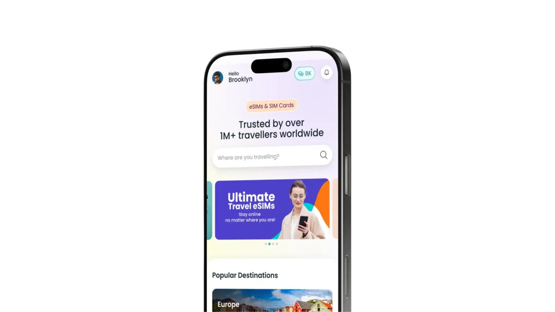 SimCorner is an Australian company that has eSIMs for international travel.