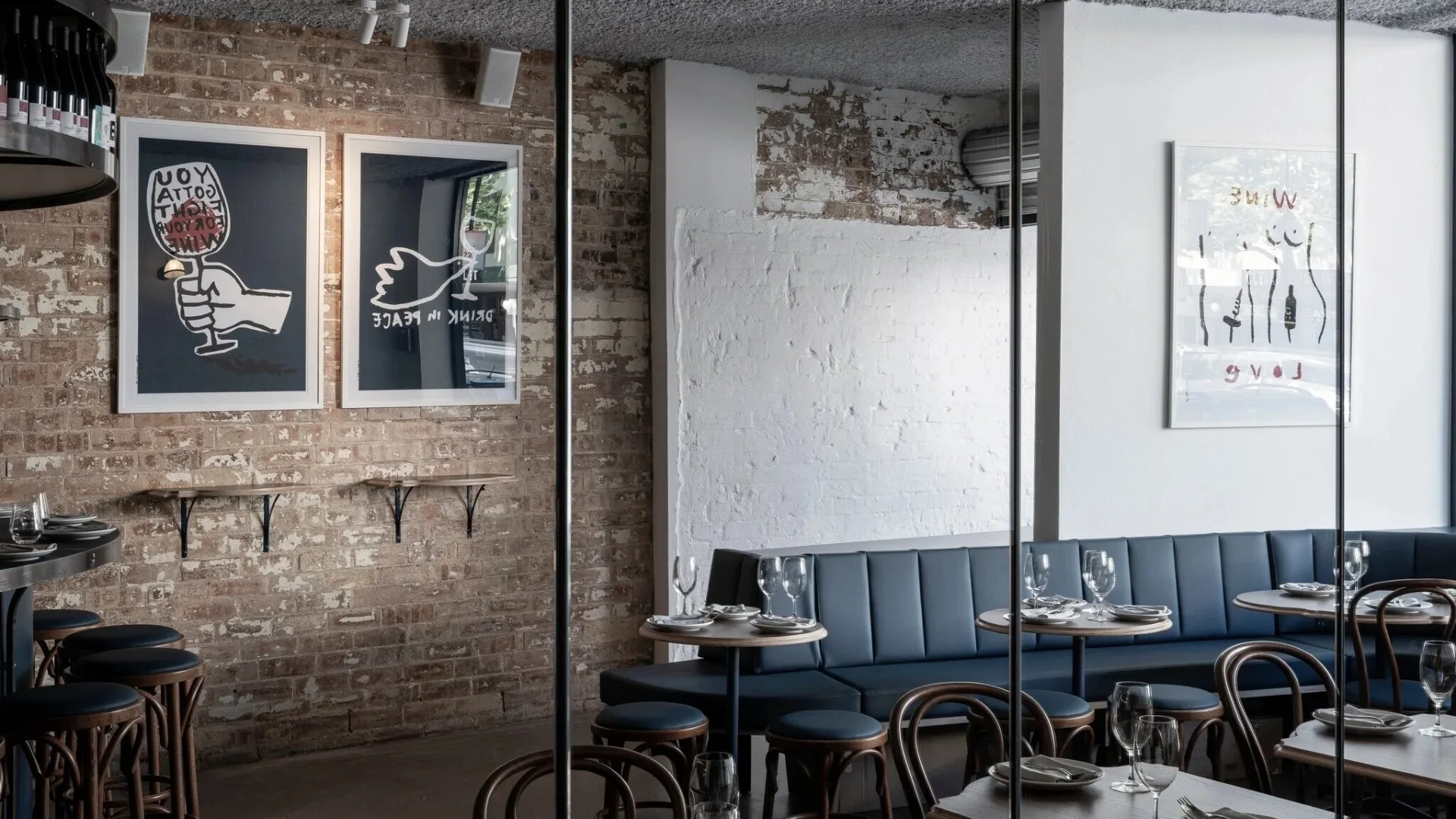 The dining space at Cafe Paci