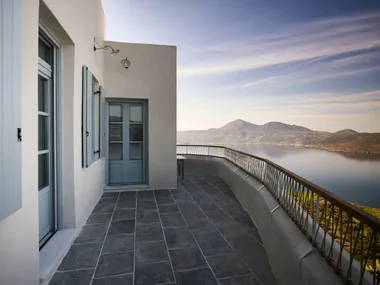 An airbnb with a view in milos, greece