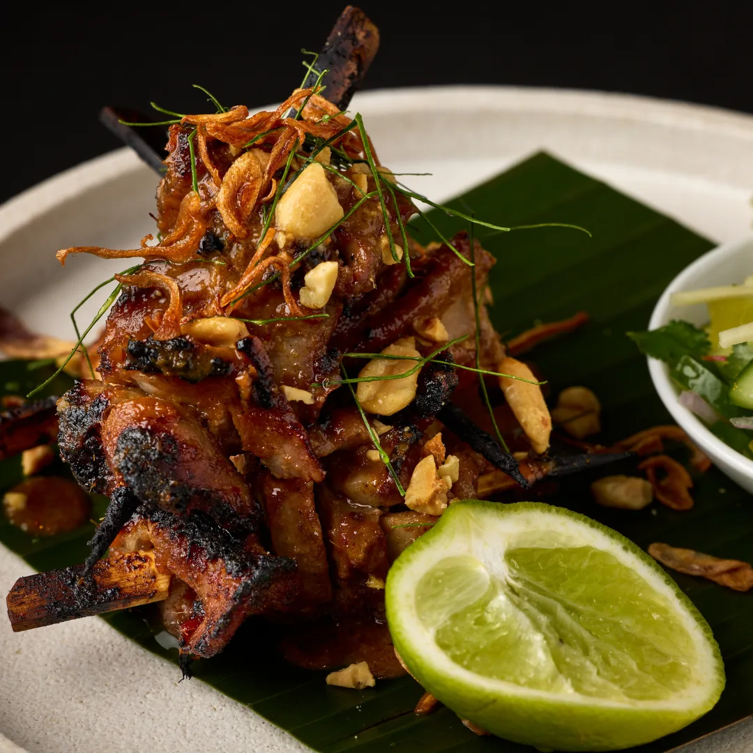 Pork Collar Skewers