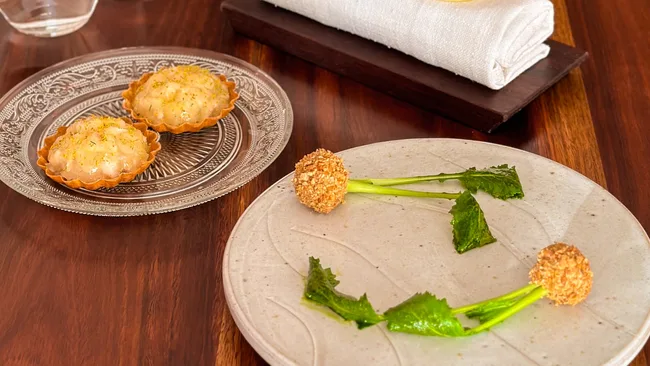The delicate dishes at Sixpenny.