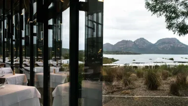 The dining room at Saffire Freycinet