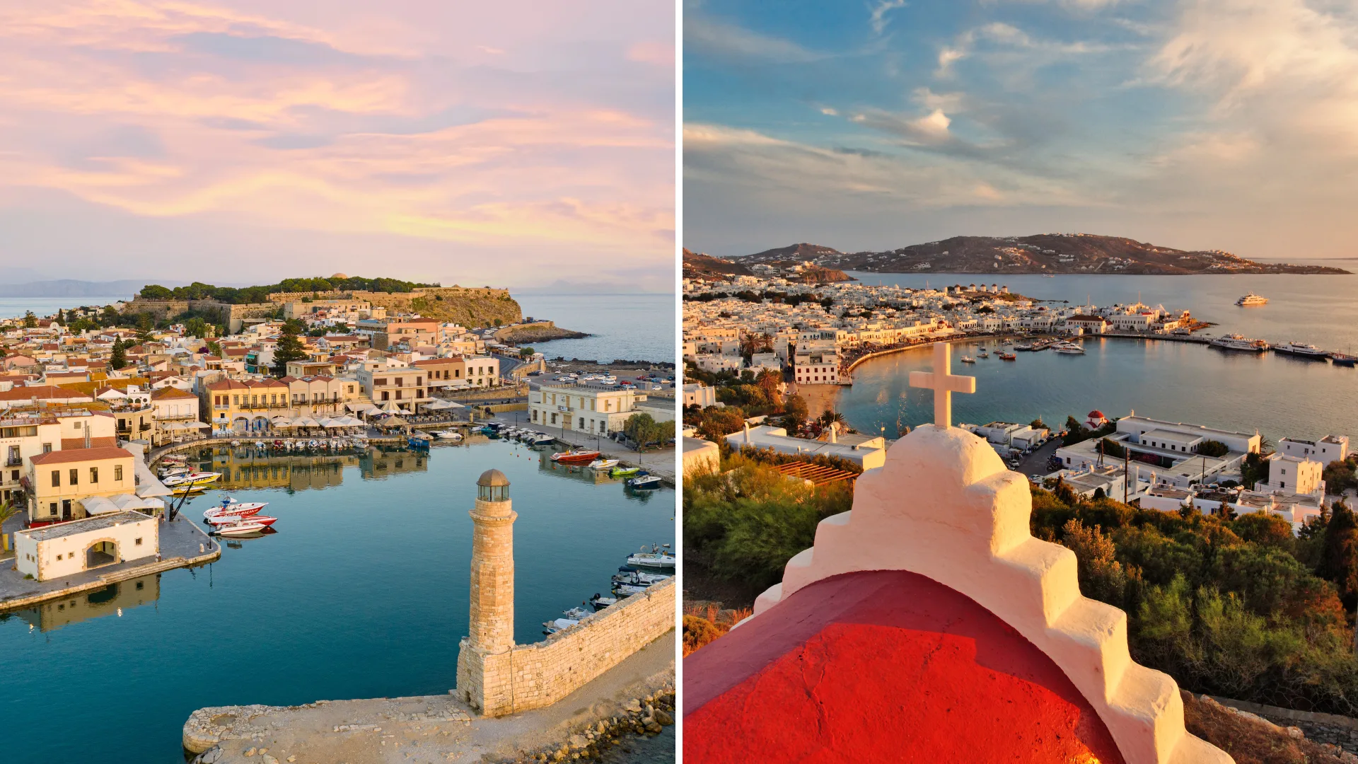 Gourmet Traveller collection of images of the best greek islands, from milos to paros and corfu
