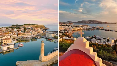 Gourmet Traveller collection of images of the best greek islands, from milos to paros and corfu
