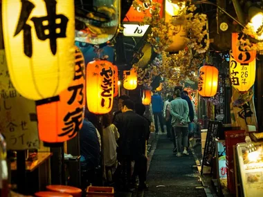 Tokyo Bar Hopping Tour in Shinjuku, plus All-You-Can-Drink and Dinner
