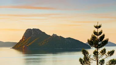 Pentecost Island at dawn