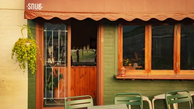 The homely exteriors of Snug, Brisbane.