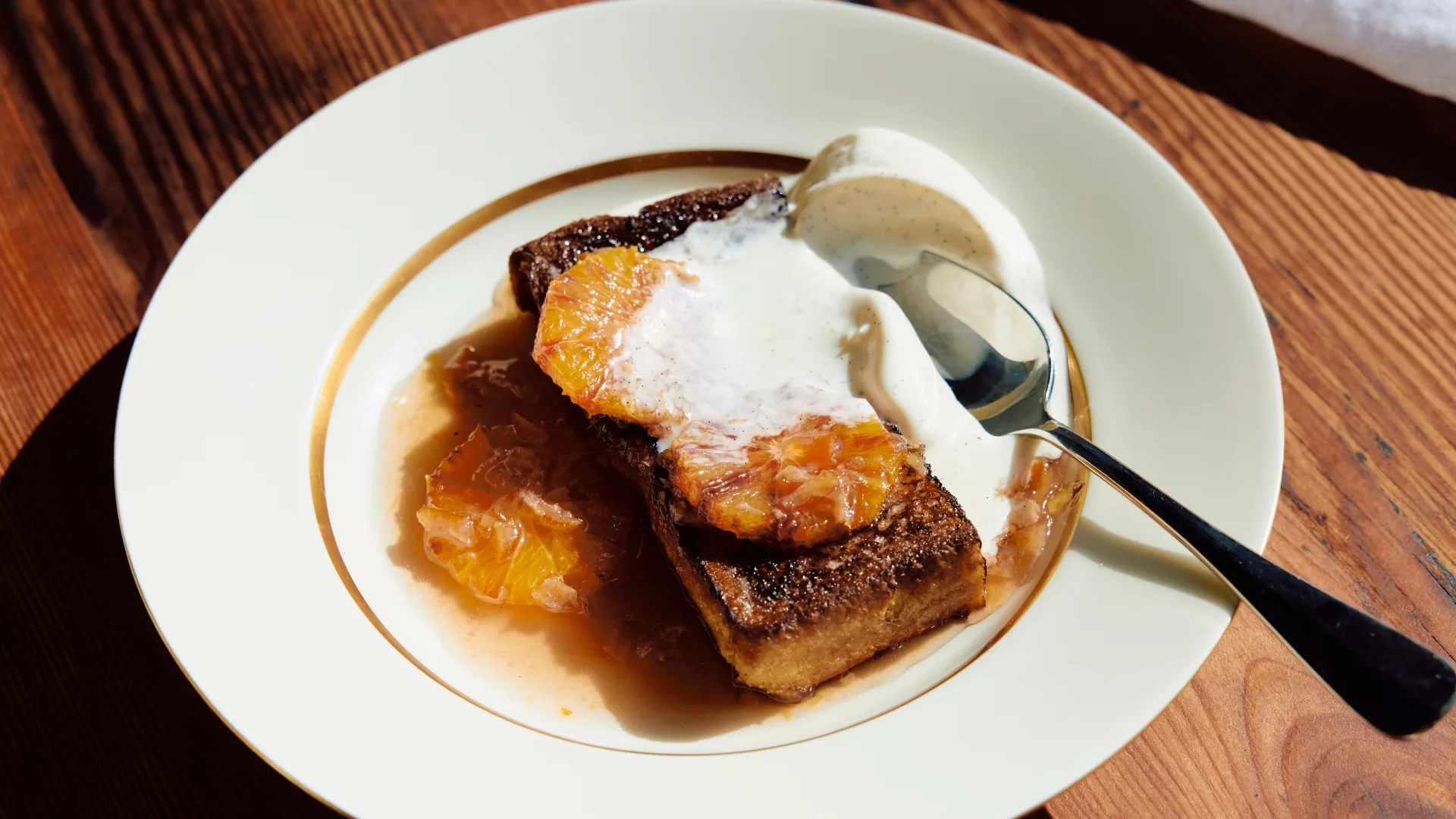 A citrus-topped dessert at new Sydney restaurant South End