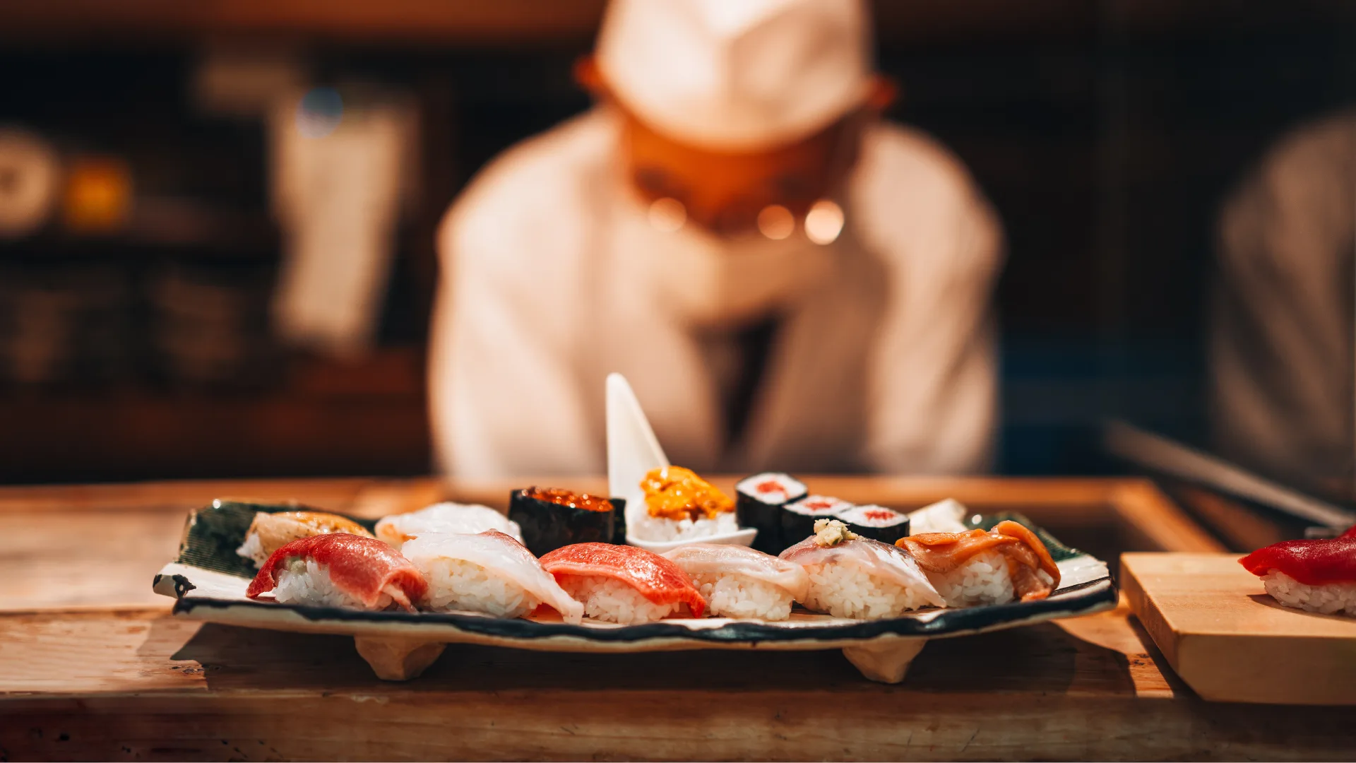 Sushi, omakase restaurant in Osaka