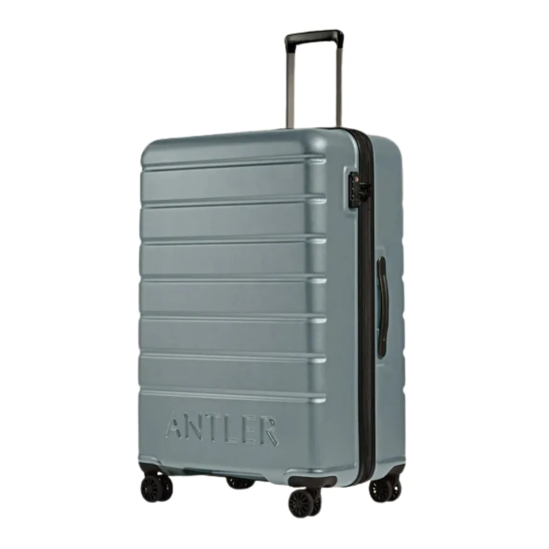 Large Luggage in Cool Grey - Logo from Antler