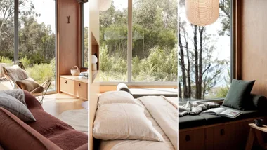 Swansong, a romantic airbnb stay in the bay of fires, Tasmania Australia