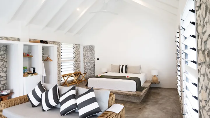 Light-filled villa at The Moso Vanuatu resort on Moso Island