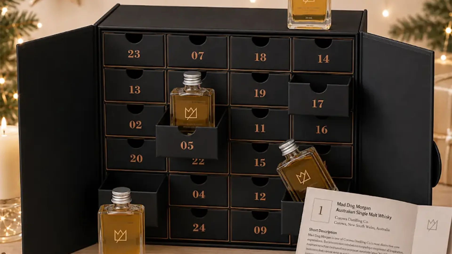A top shelf whisky advent calendar to celebrate christmas 2026